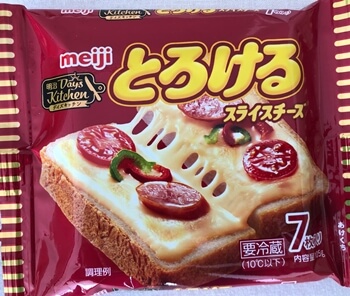 とろけるスライスチーズ 明治