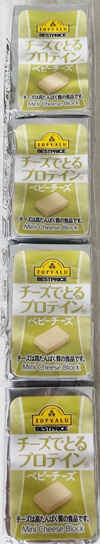 チーズでとるプロテインベビーチーズ トップバリュ